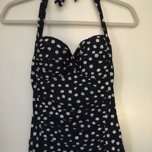COPY - Vintage-Style Polka Dot One-Piece